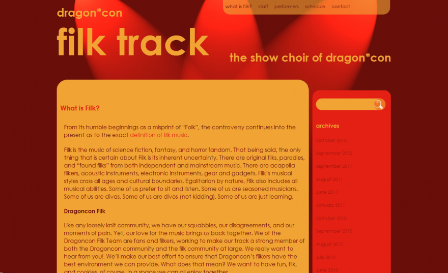 The Filk Track at Dragon*con